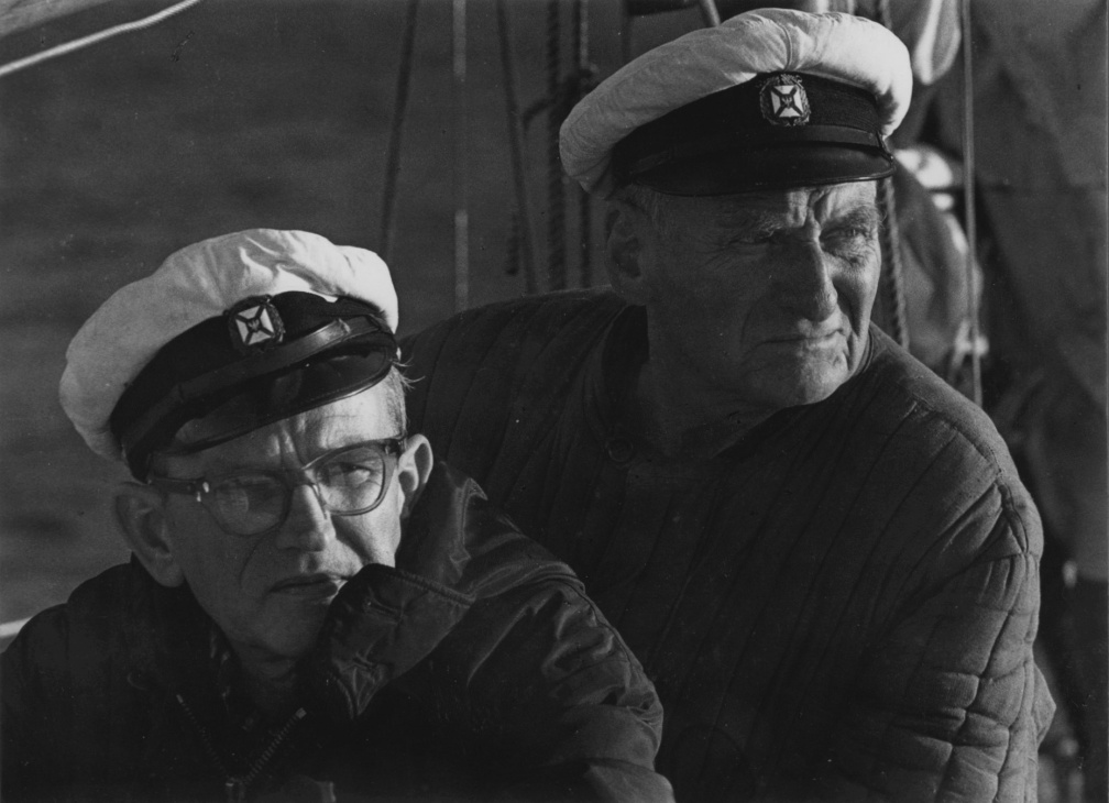 Kapitan R.Sroka, Komandor K.Gunderman Fot.J.P. 